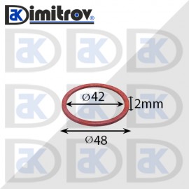 Дифтунга Ø 42 х Ø 48 х 2 mm медна